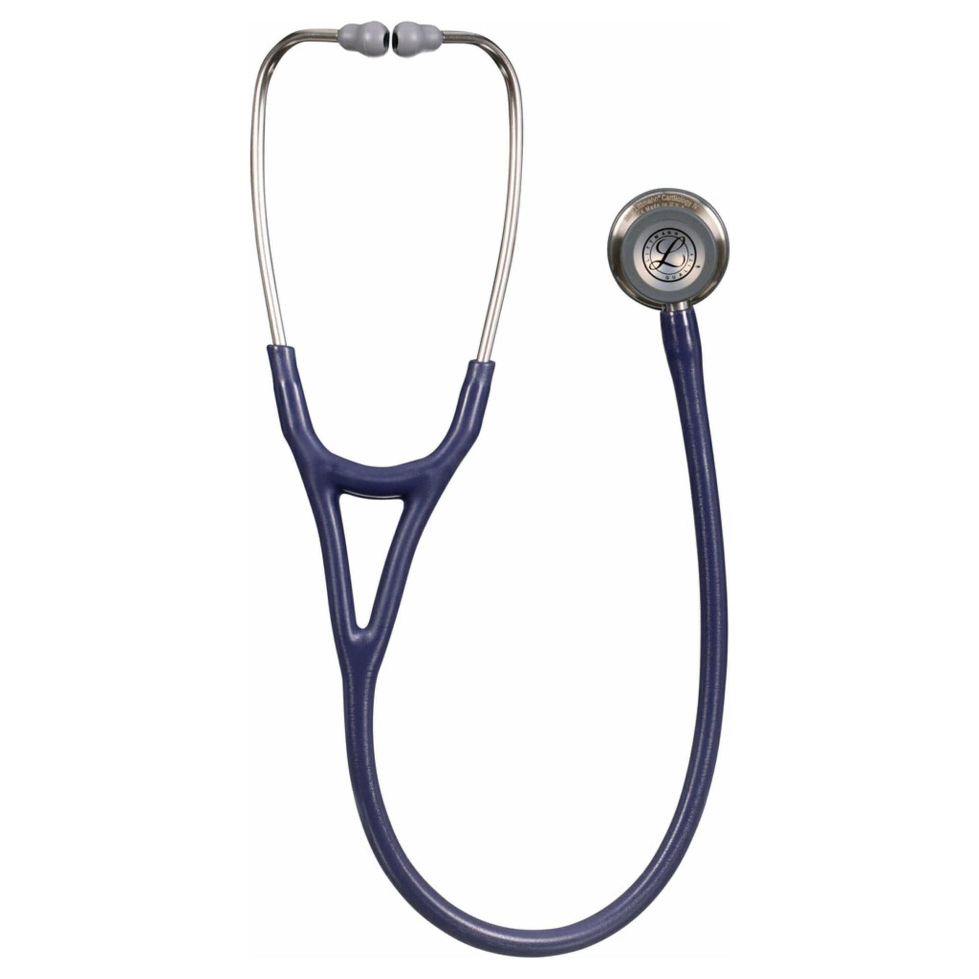 Paramedic Shop 3M Littmann Stethoscopes NEW Midnight Blue Satin Tube w/- Stainless-finish Chestpiece Littmann® Cardiology IV Stethoscope